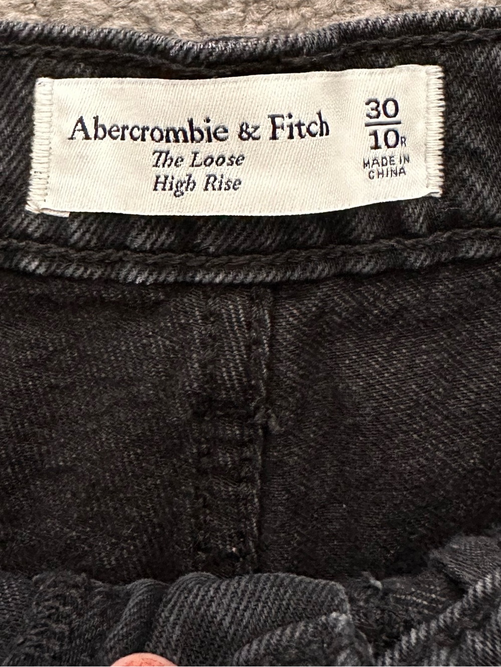 The loose high rise jeans